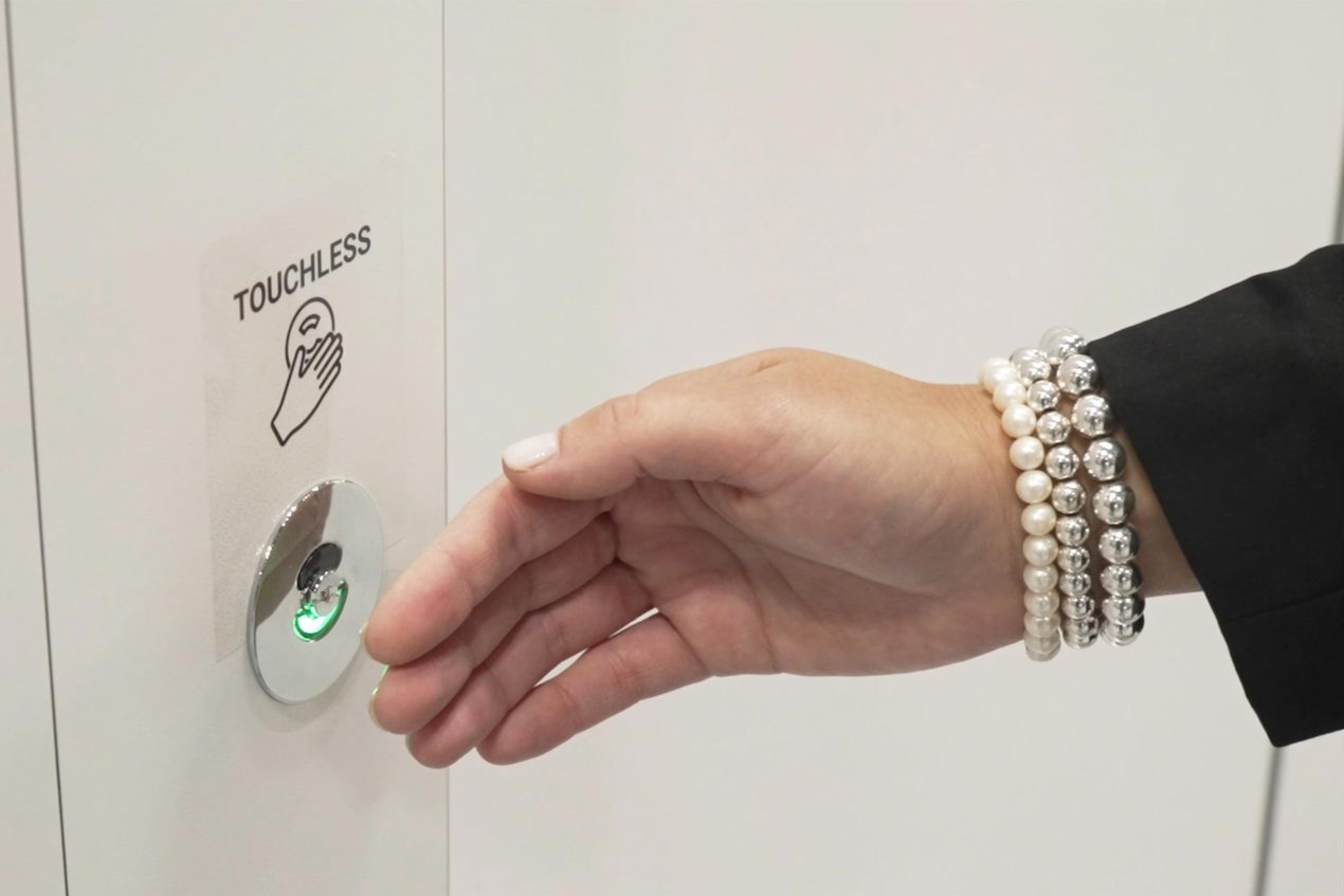 Hygienic and low-maintenance smart restroom cubicle designed for modern facilities